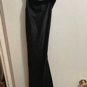 Astr Sleek Black Spaghetti Strap Dress